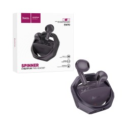 Auscultadores True Sem Fio Hoco EW70 Glory Preto Roxo